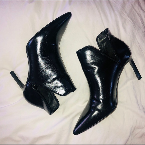 Zara Shoes - Black Patent Booties Zara Shoes - Black Patent Booties